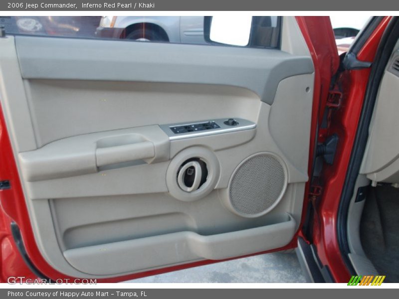 Inferno Red Pearl / Khaki 2006 Jeep Commander