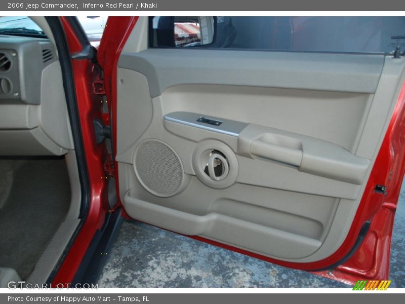 Inferno Red Pearl / Khaki 2006 Jeep Commander