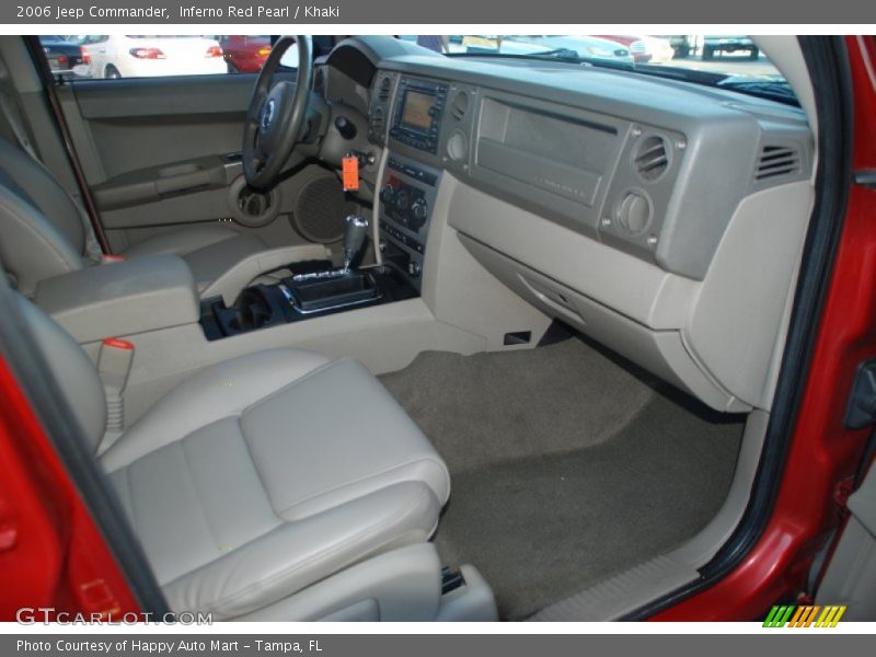 Inferno Red Pearl / Khaki 2006 Jeep Commander