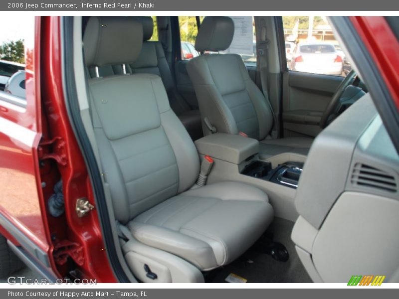 Inferno Red Pearl / Khaki 2006 Jeep Commander