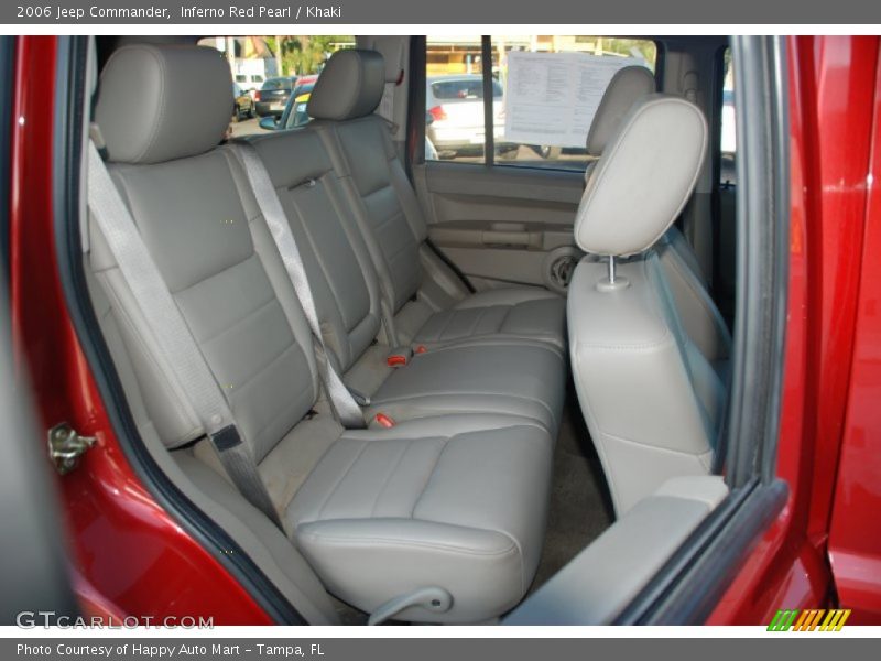 Inferno Red Pearl / Khaki 2006 Jeep Commander