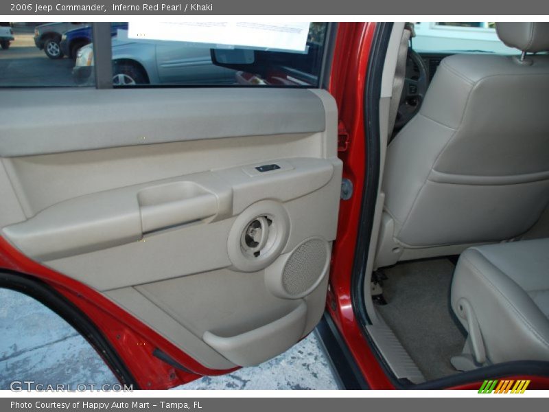 Inferno Red Pearl / Khaki 2006 Jeep Commander