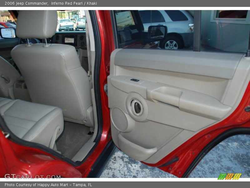 Inferno Red Pearl / Khaki 2006 Jeep Commander