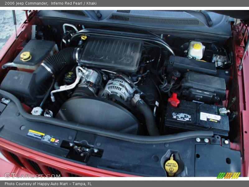 Inferno Red Pearl / Khaki 2006 Jeep Commander