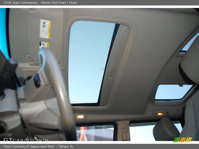 Inferno Red Pearl / Khaki 2006 Jeep Commander