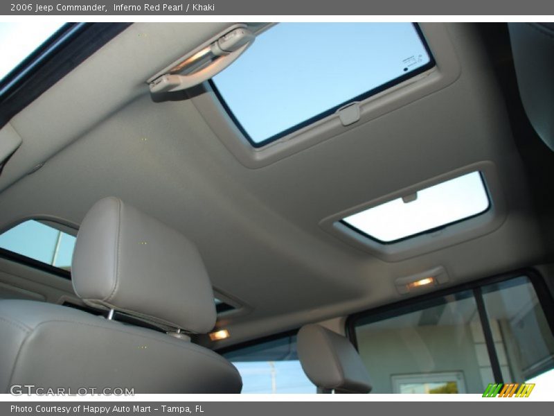 Inferno Red Pearl / Khaki 2006 Jeep Commander