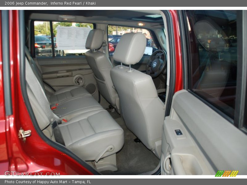Inferno Red Pearl / Khaki 2006 Jeep Commander
