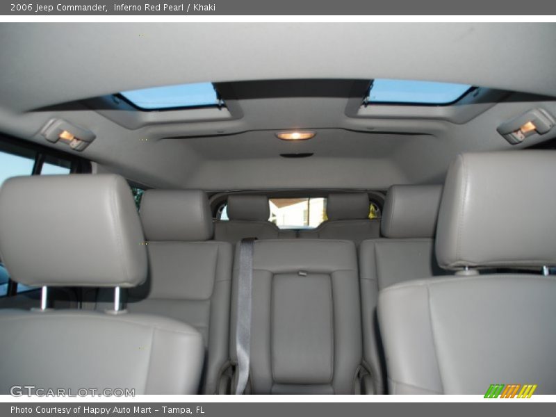 Inferno Red Pearl / Khaki 2006 Jeep Commander
