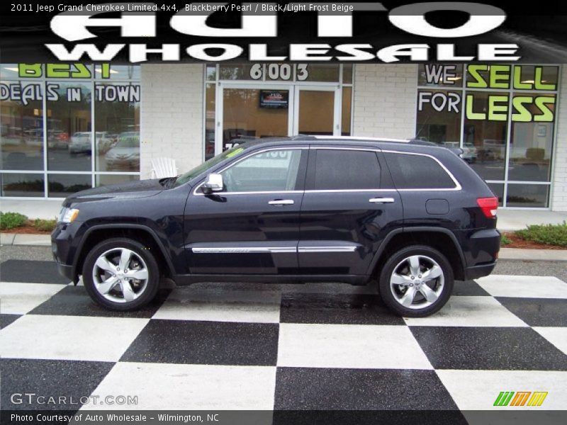 Blackberry Pearl / Black/Light Frost Beige 2011 Jeep Grand Cherokee Limited 4x4