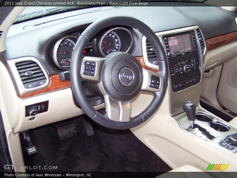 Blackberry Pearl / Black/Light Frost Beige 2011 Jeep Grand Cherokee Limited 4x4