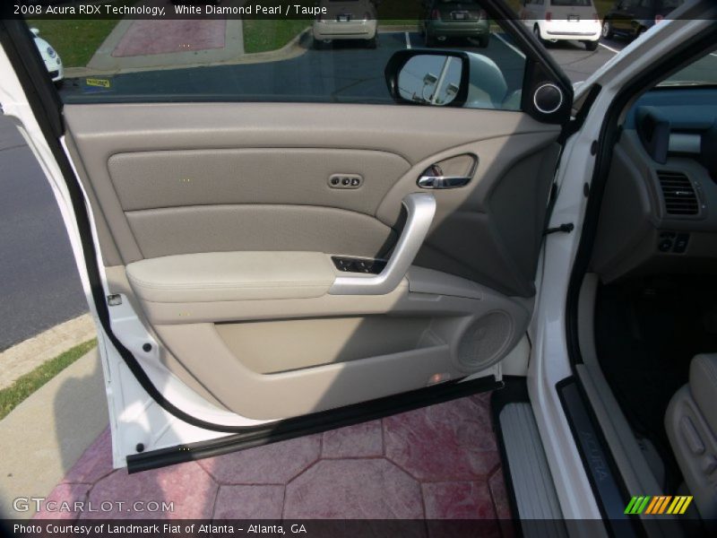 White Diamond Pearl / Taupe 2008 Acura RDX Technology