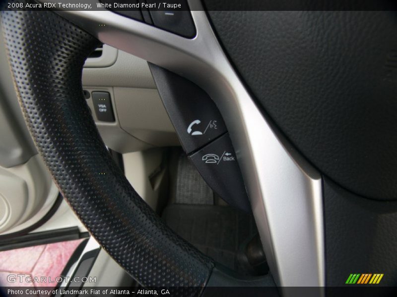 White Diamond Pearl / Taupe 2008 Acura RDX Technology