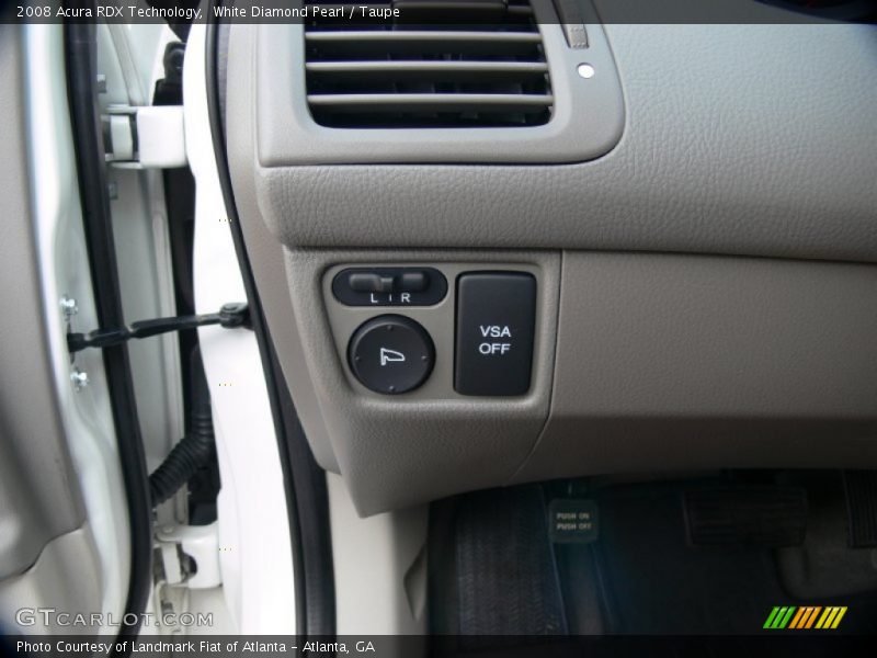 White Diamond Pearl / Taupe 2008 Acura RDX Technology