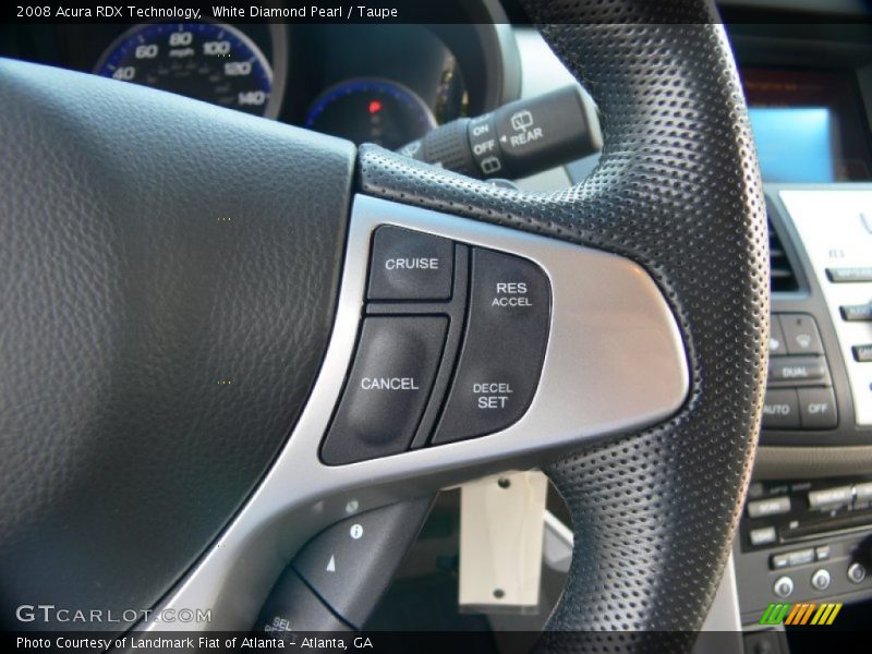 White Diamond Pearl / Taupe 2008 Acura RDX Technology