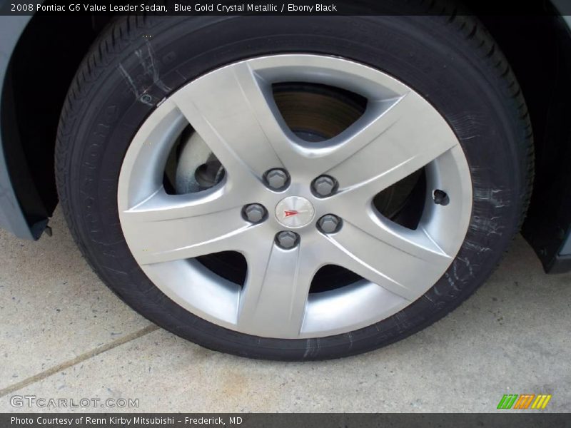 Blue Gold Crystal Metallic / Ebony Black 2008 Pontiac G6 Value Leader Sedan