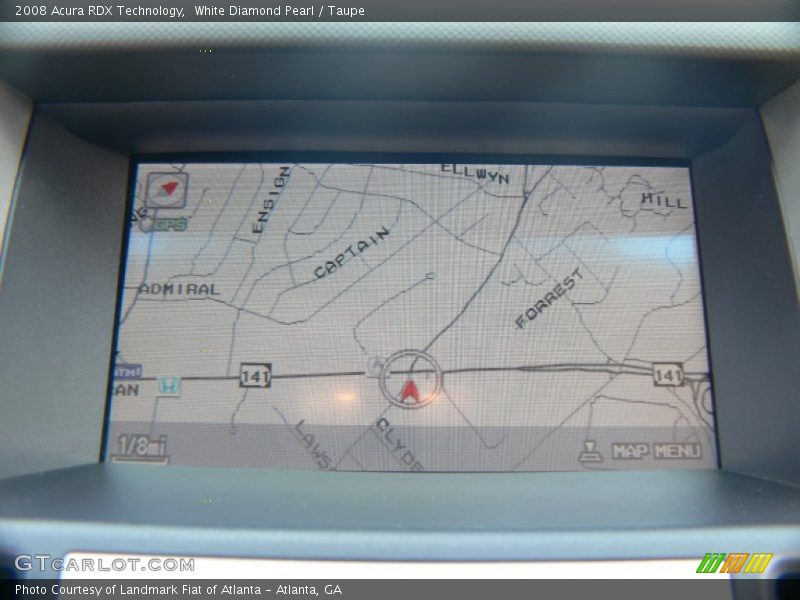 White Diamond Pearl / Taupe 2008 Acura RDX Technology