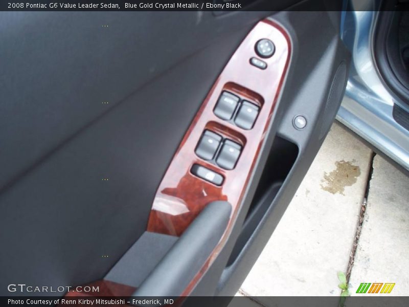 Blue Gold Crystal Metallic / Ebony Black 2008 Pontiac G6 Value Leader Sedan