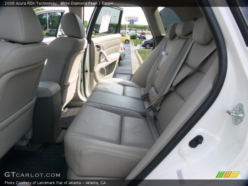 White Diamond Pearl / Taupe 2008 Acura RDX Technology