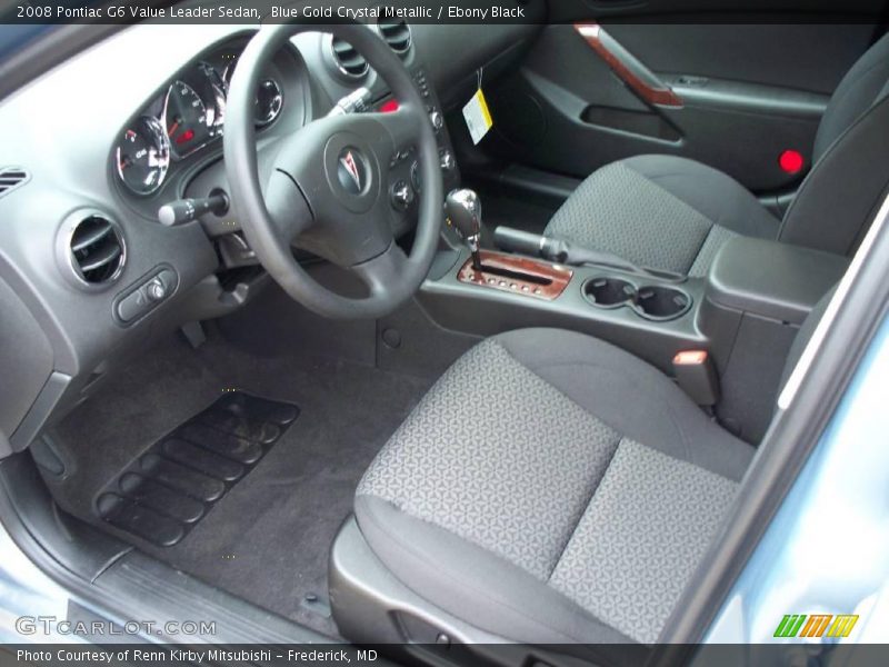 Blue Gold Crystal Metallic / Ebony Black 2008 Pontiac G6 Value Leader Sedan