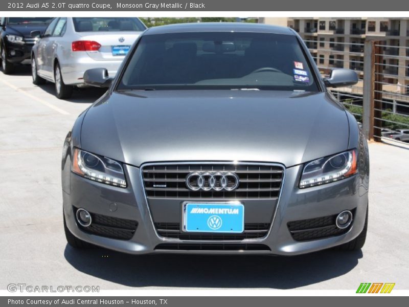 Monsoon Gray Metallic / Black 2012 Audi A5 2.0T quattro Coupe