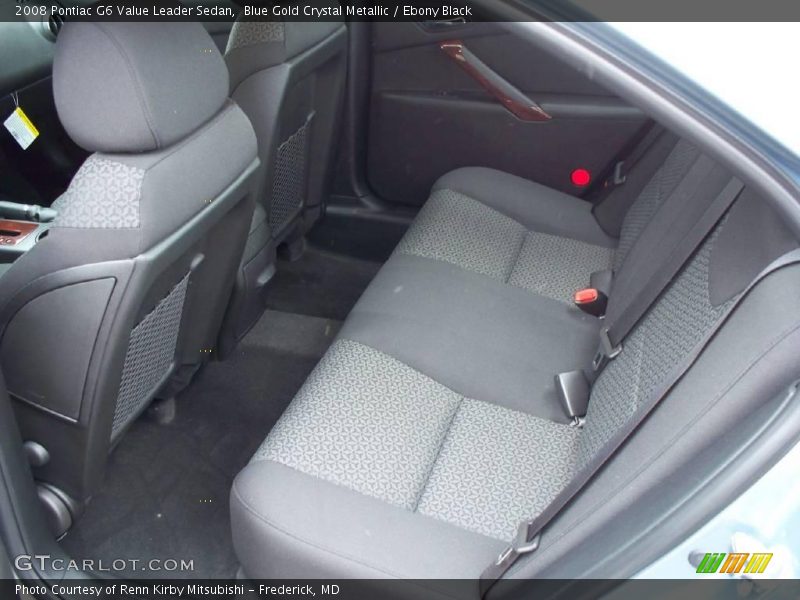 Blue Gold Crystal Metallic / Ebony Black 2008 Pontiac G6 Value Leader Sedan
