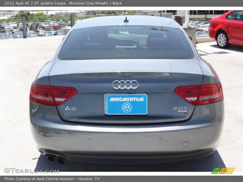Monsoon Gray Metallic / Black 2012 Audi A5 2.0T quattro Coupe