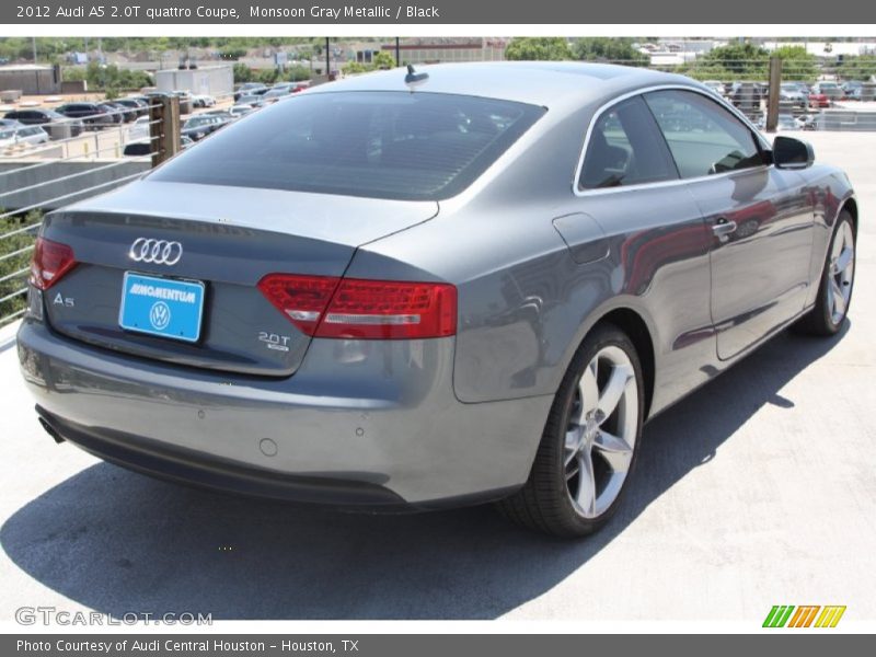 Monsoon Gray Metallic / Black 2012 Audi A5 2.0T quattro Coupe