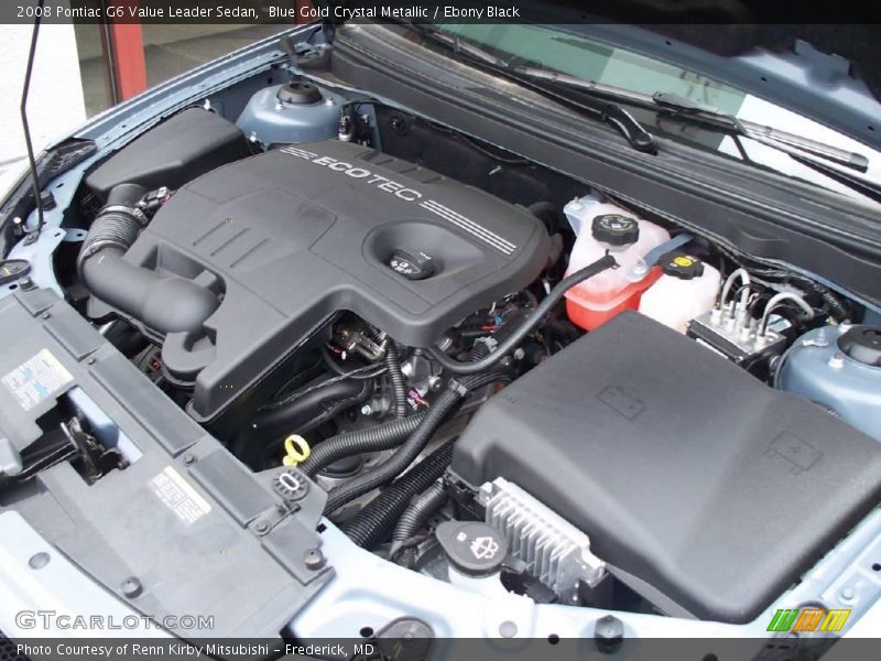 Blue Gold Crystal Metallic / Ebony Black 2008 Pontiac G6 Value Leader Sedan