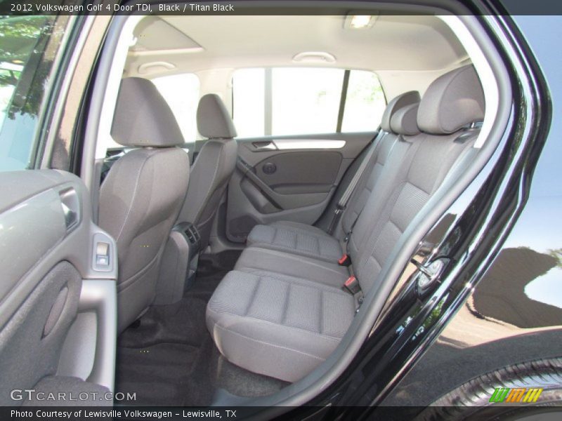 Black / Titan Black 2012 Volkswagen Golf 4 Door TDI