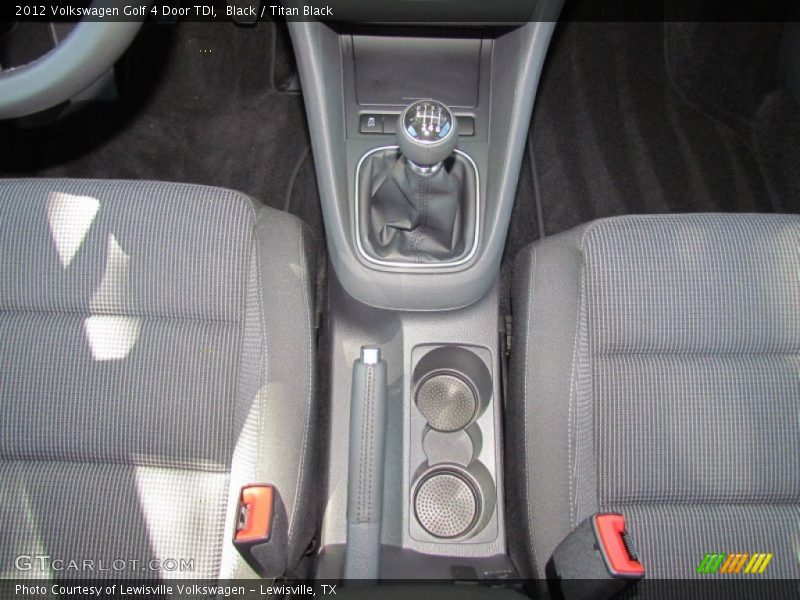 Black / Titan Black 2012 Volkswagen Golf 4 Door TDI
