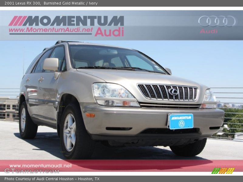 Burnished Gold Metallic / Ivory 2001 Lexus RX 300