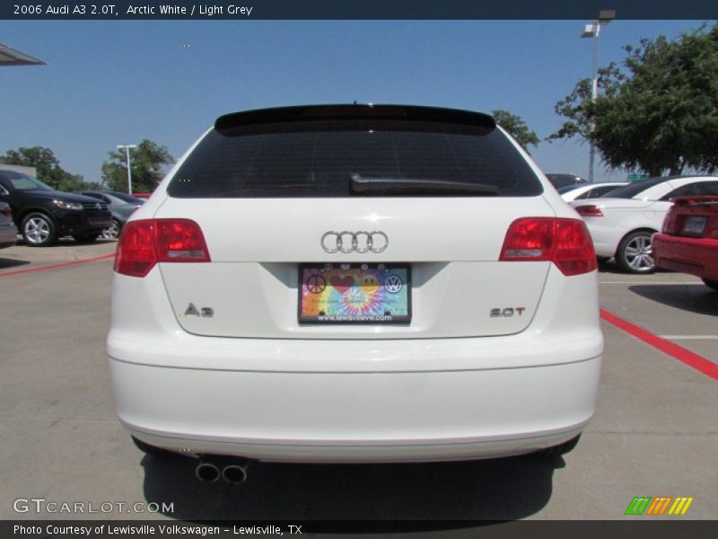 Arctic White / Light Grey 2006 Audi A3 2.0T