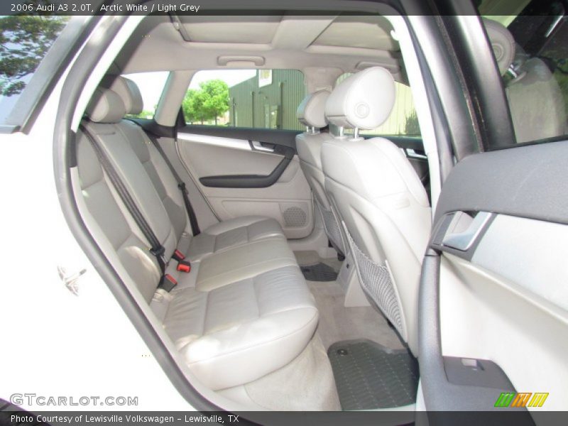 Arctic White / Light Grey 2006 Audi A3 2.0T