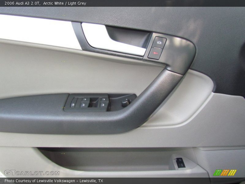 Arctic White / Light Grey 2006 Audi A3 2.0T