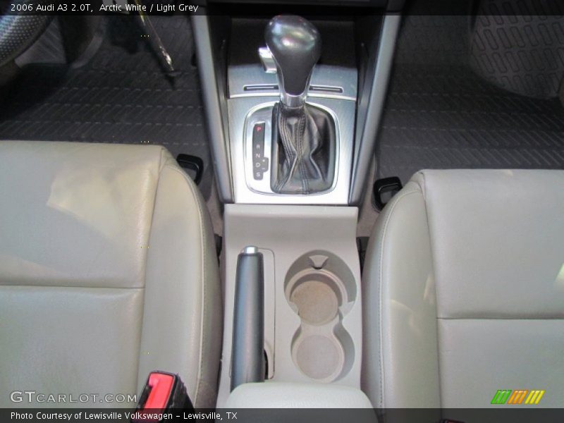 Arctic White / Light Grey 2006 Audi A3 2.0T