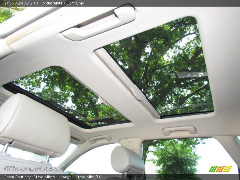Arctic White / Light Grey 2006 Audi A3 2.0T