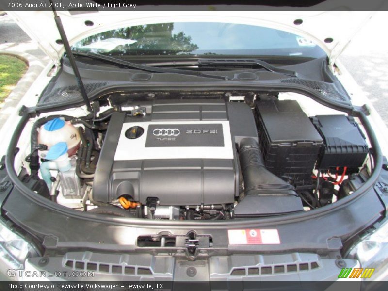 Arctic White / Light Grey 2006 Audi A3 2.0T