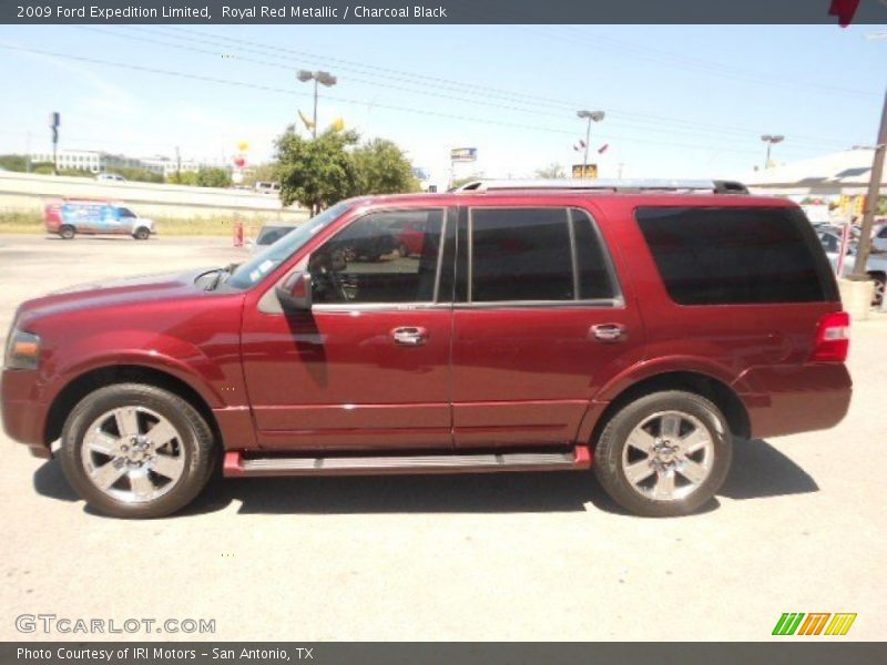 Royal Red Metallic / Charcoal Black 2009 Ford Expedition Limited