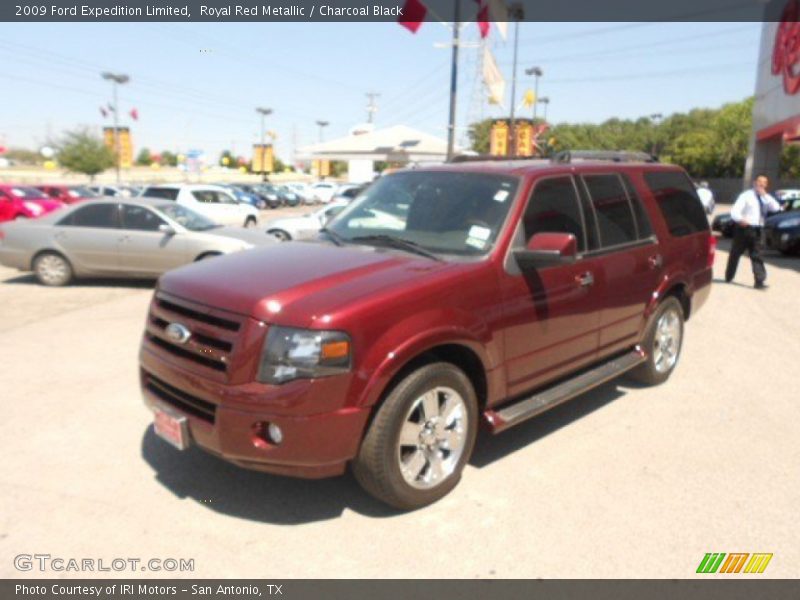 Royal Red Metallic / Charcoal Black 2009 Ford Expedition Limited