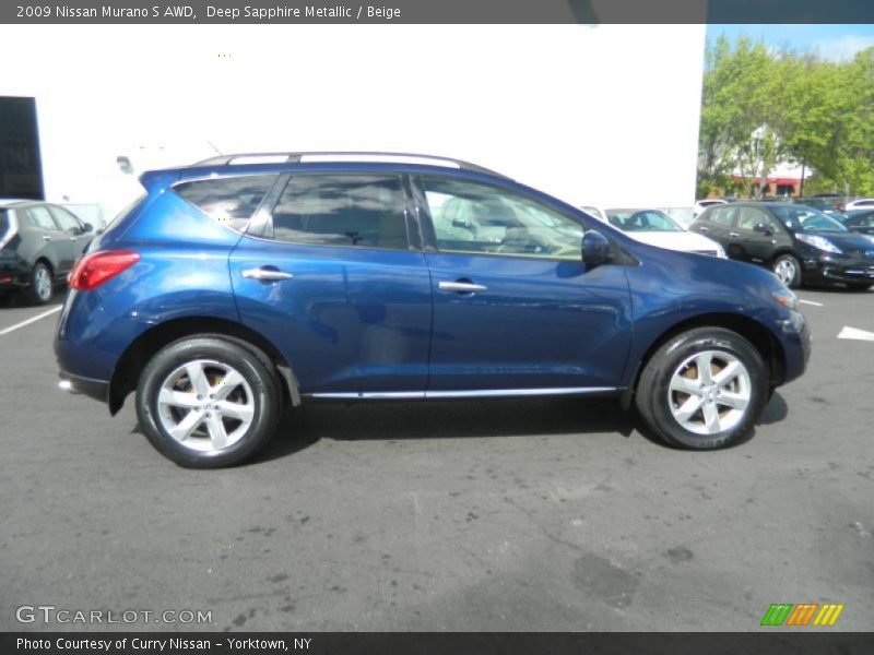 Deep Sapphire Metallic / Beige 2009 Nissan Murano S AWD