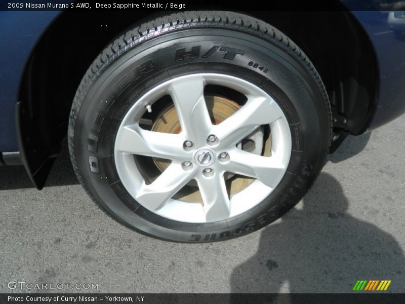 Deep Sapphire Metallic / Beige 2009 Nissan Murano S AWD