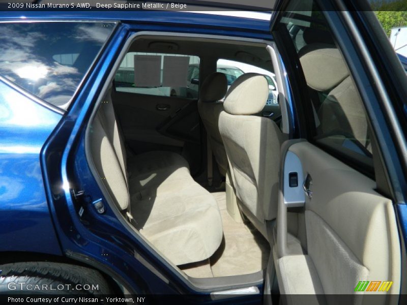 Deep Sapphire Metallic / Beige 2009 Nissan Murano S AWD