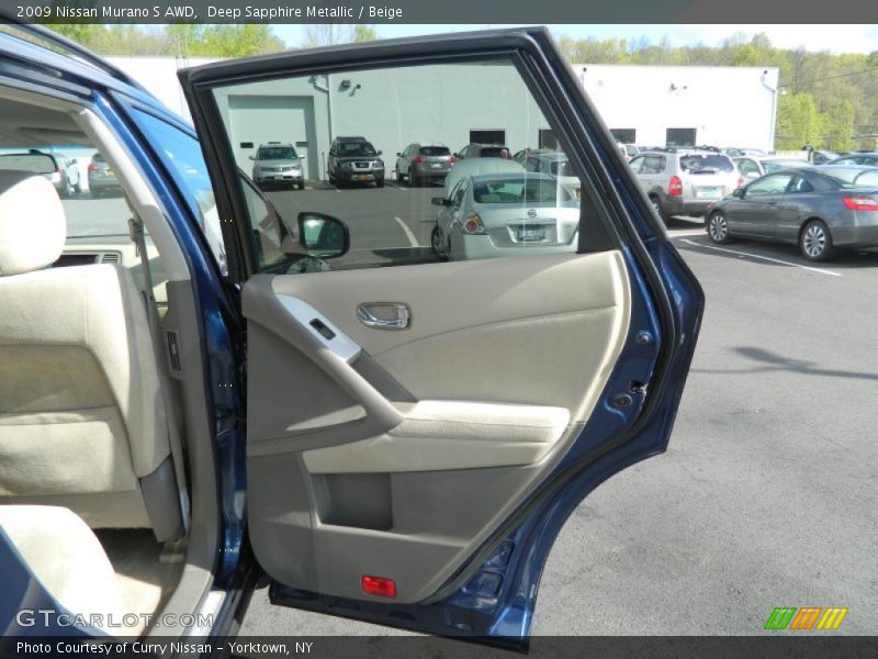 Deep Sapphire Metallic / Beige 2009 Nissan Murano S AWD
