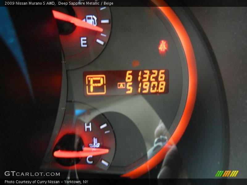 Deep Sapphire Metallic / Beige 2009 Nissan Murano S AWD