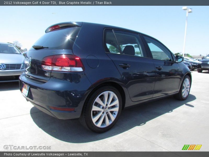 Blue Graphite Metallic / Titan Black 2012 Volkswagen Golf 4 Door TDI