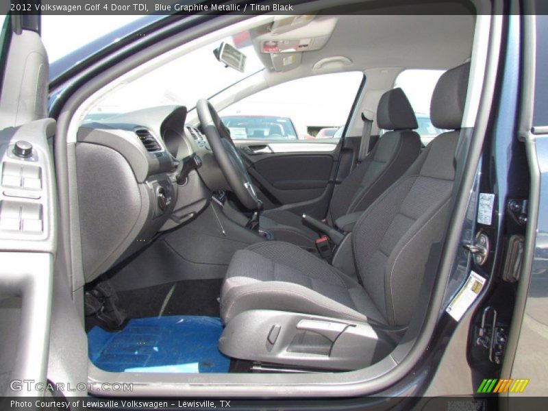 Blue Graphite Metallic / Titan Black 2012 Volkswagen Golf 4 Door TDI