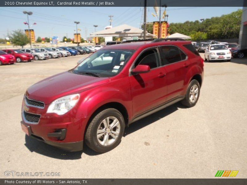 Cardinal Red Metallic / Jet Black 2010 Chevrolet Equinox LT