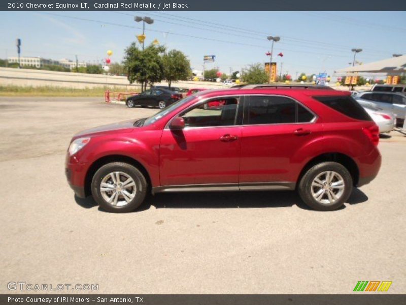 Cardinal Red Metallic / Jet Black 2010 Chevrolet Equinox LT