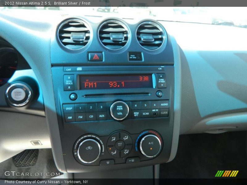 Brilliant Silver / Frost 2012 Nissan Altima 2.5 S