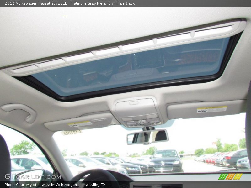 Platinum Gray Metallic / Titan Black 2012 Volkswagen Passat 2.5L SEL